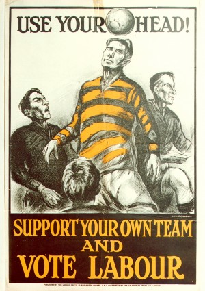 Labour Party Use Your Head 1923 poster